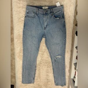 Abercrombie & Fitch Light Blue High Rise Jeans